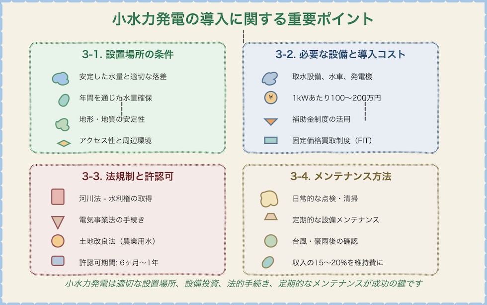 小水力発電_重要ポイント